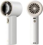 JISULIFE Handheld Fan Pro1 with Digital Display, Lanyard, 100 Speed Adjustable for Travel/Camping/Outdoor, Gift for Women/Men